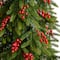 7ft. Pre-Lit Victoria Fir Artificial Christmas Tree, Multi-Color LED Lights